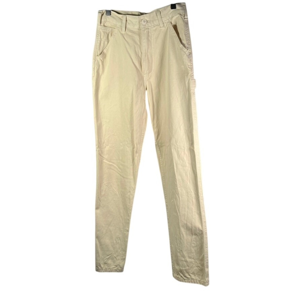 J. Galt Shanghai Beige Cotton Utility Pants Women's Size M Cargo Fall Clean girl